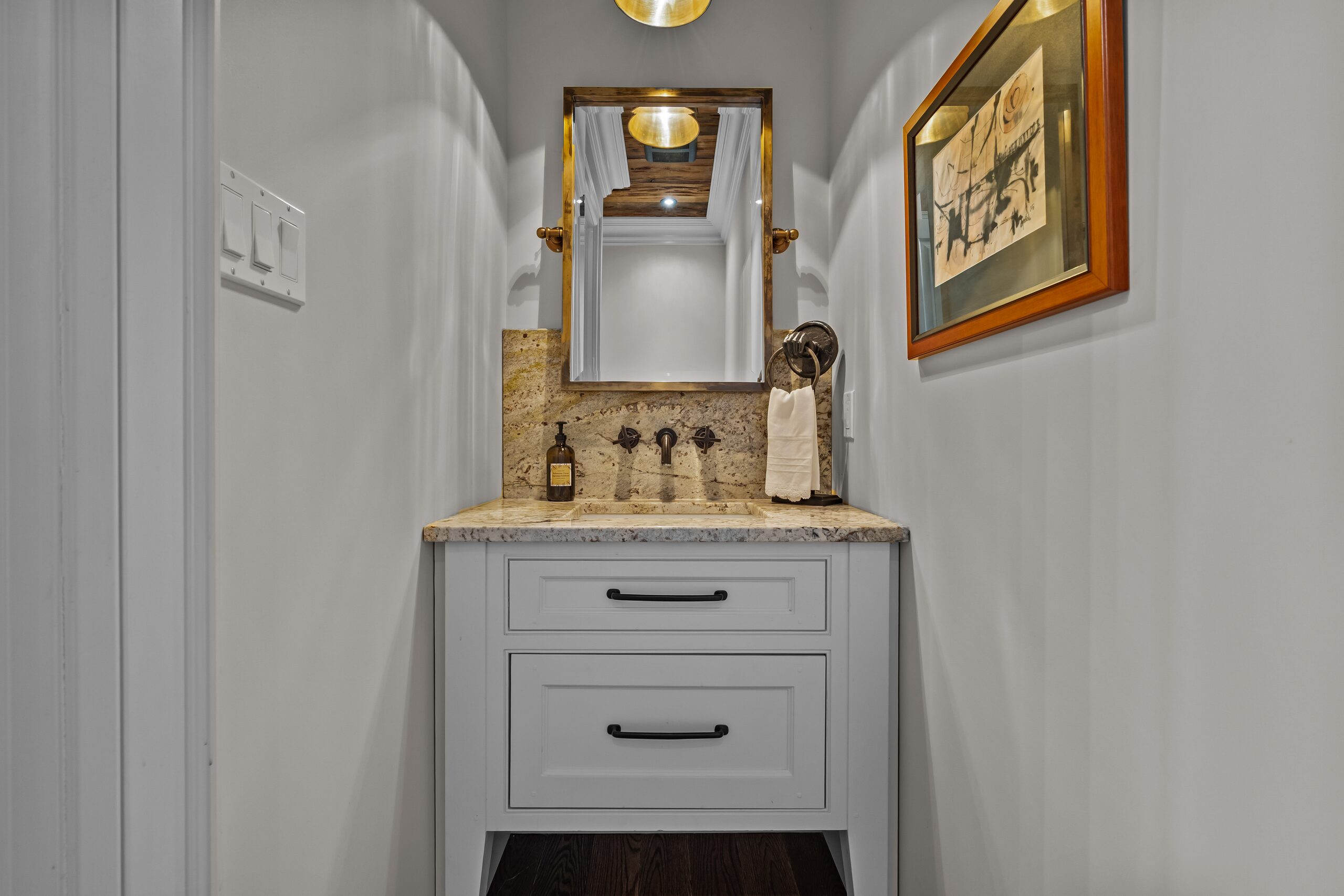 Main floor powder room