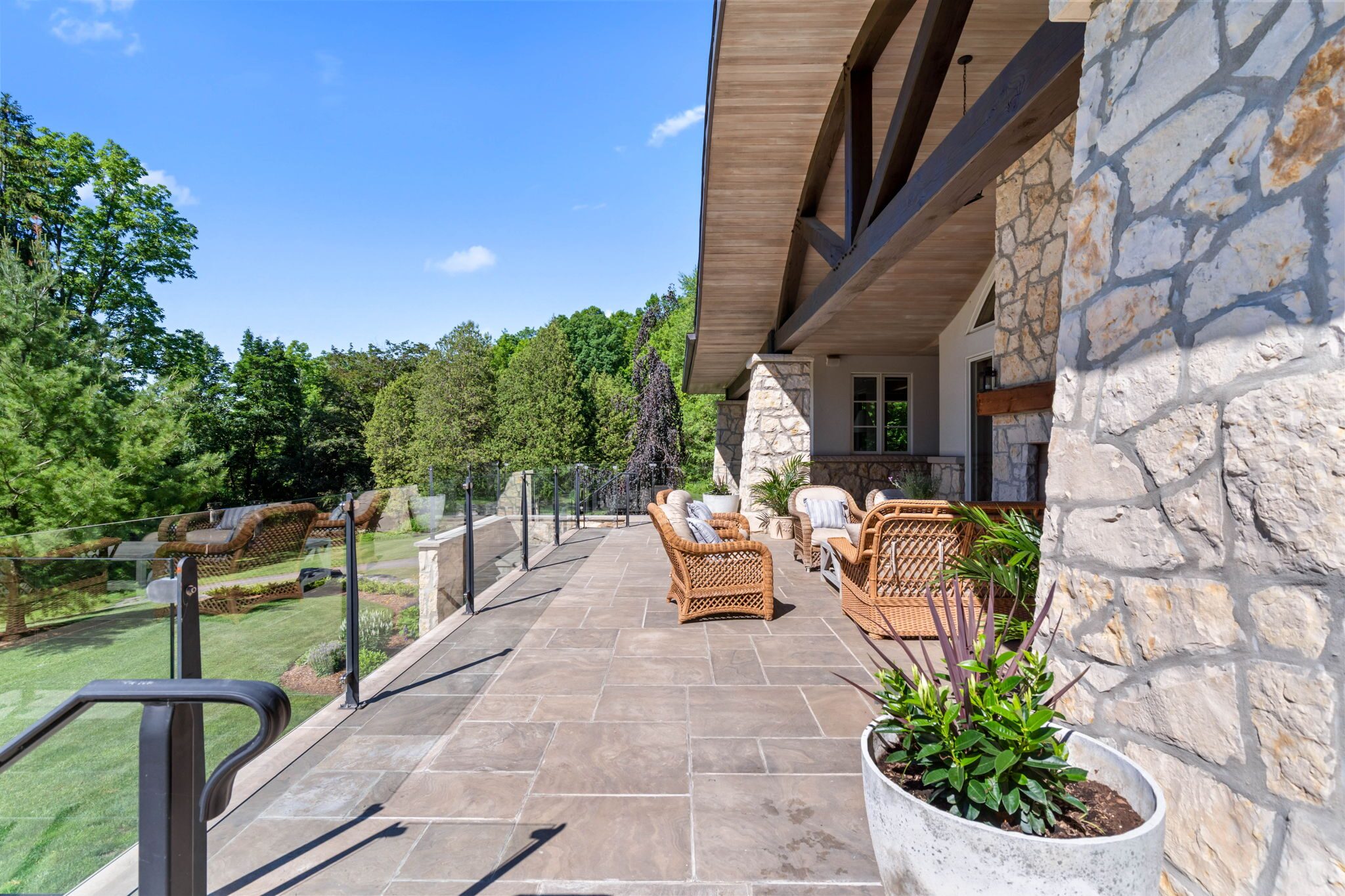 Terrace & stone