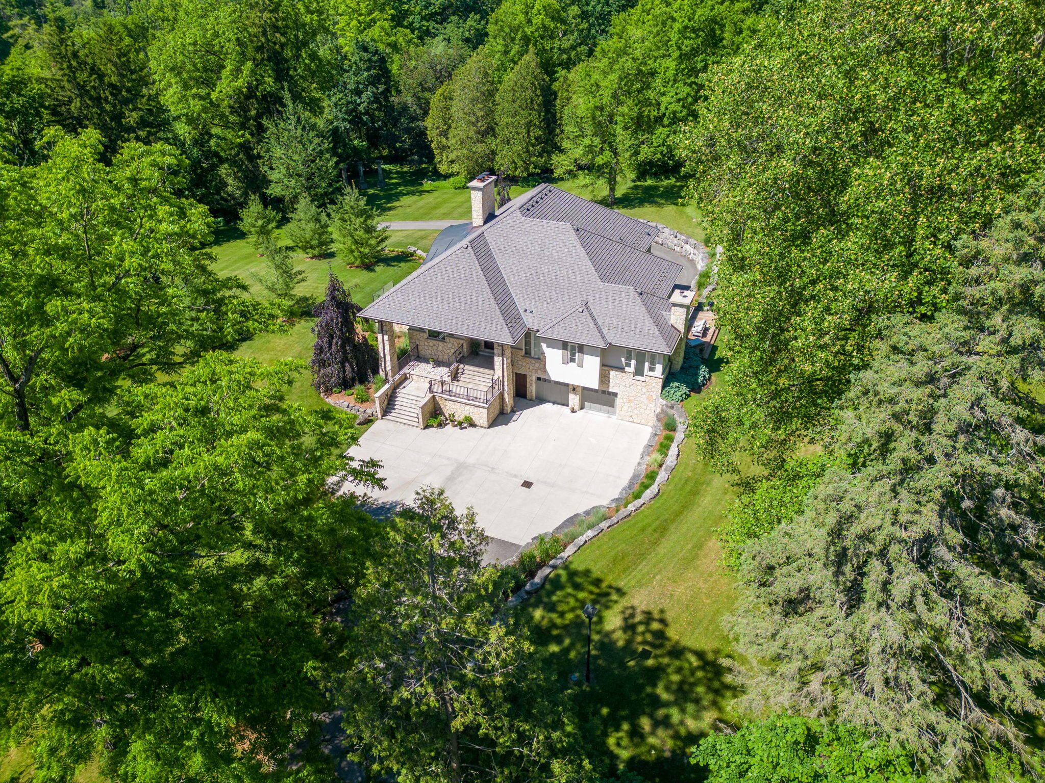 The estate from above