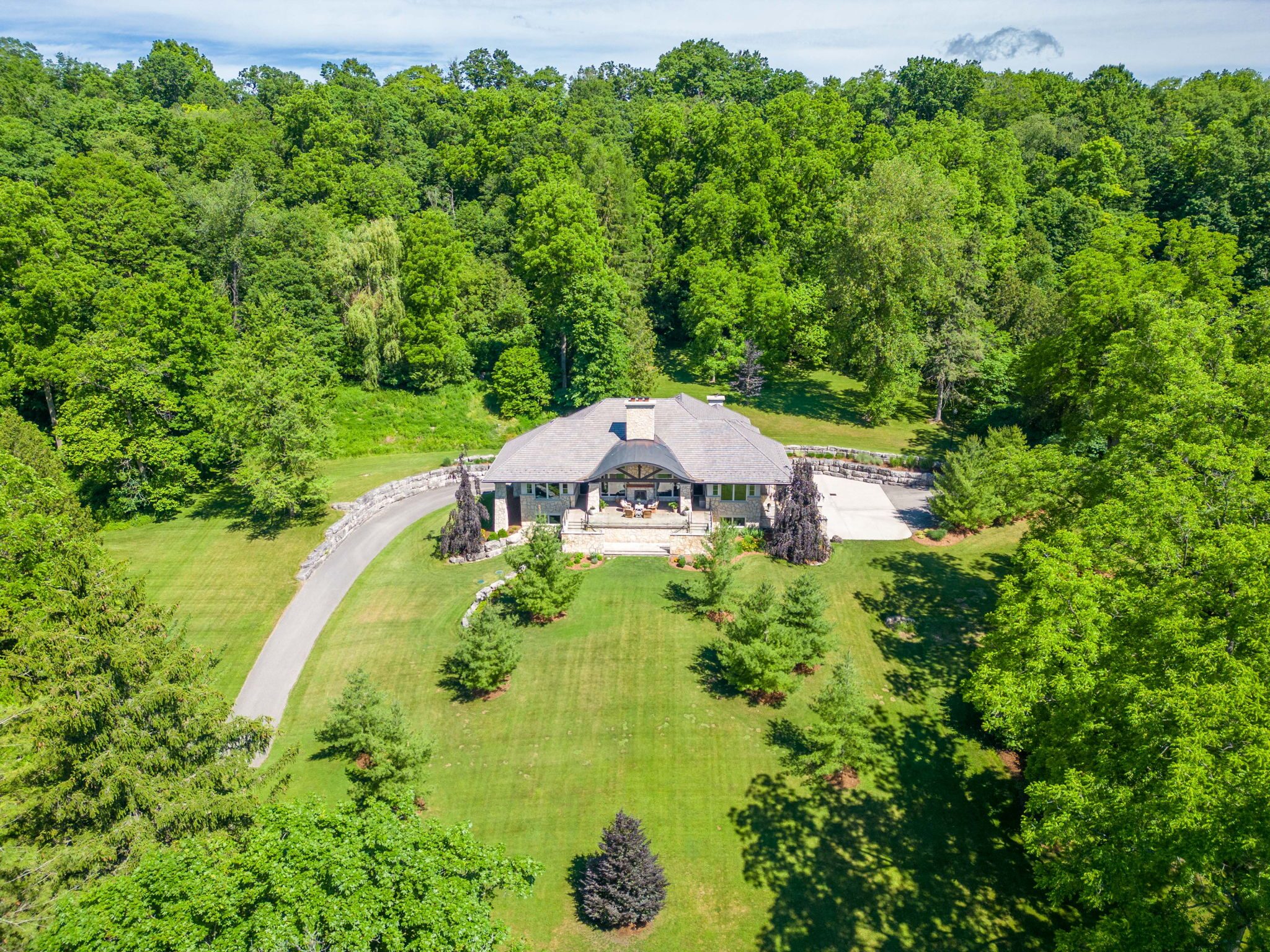 Nine acres, from above