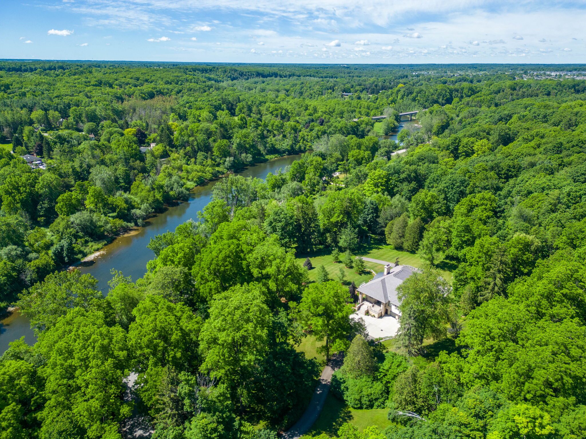 The river bend