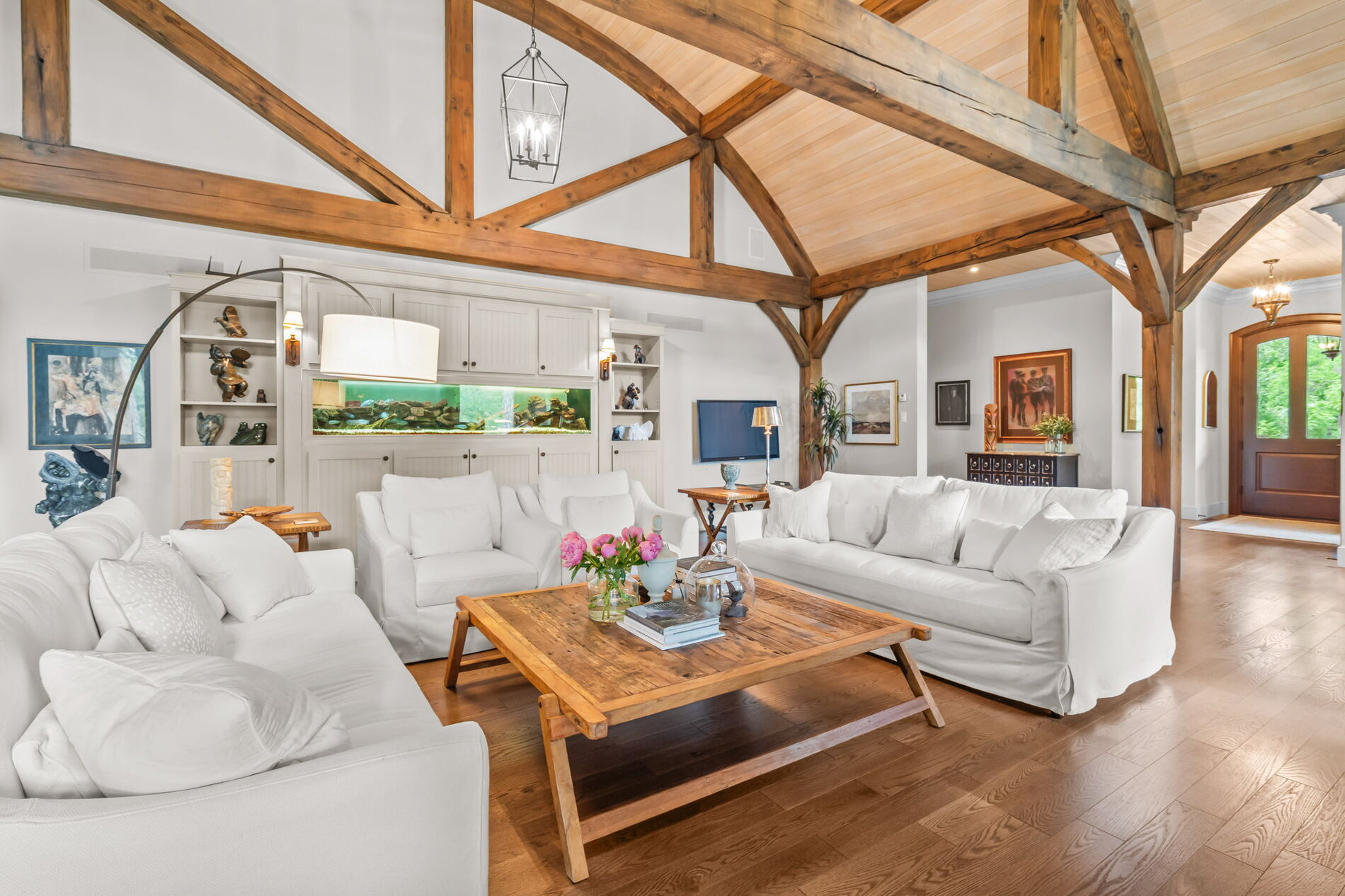 Reclaimed timber beams